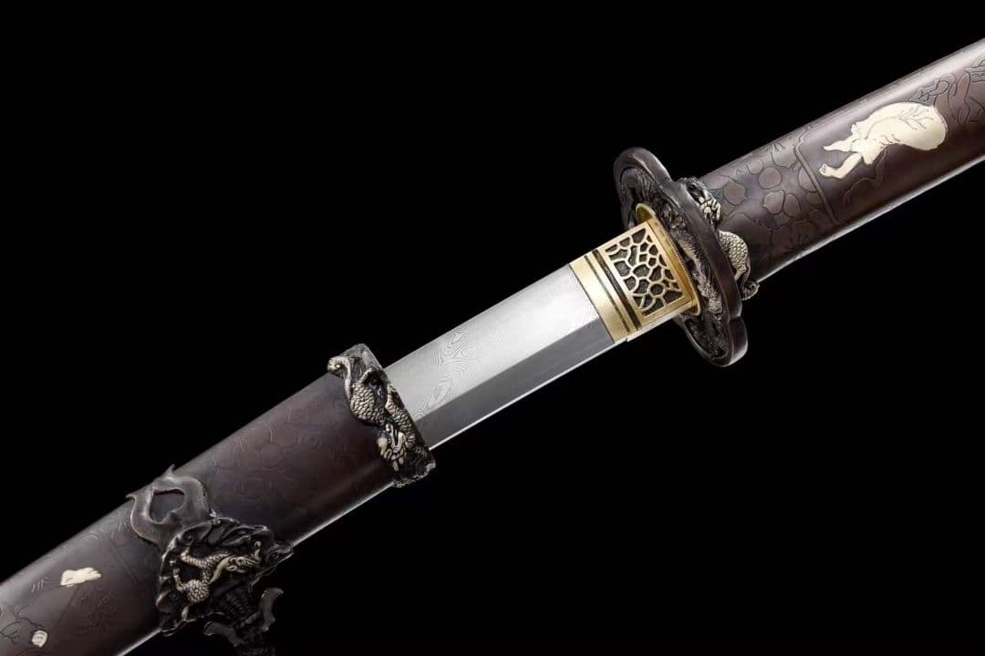 戦僧太刀（銅鞘） 古兵器 武具　刀装具　日本刀　模造刀 居合刀