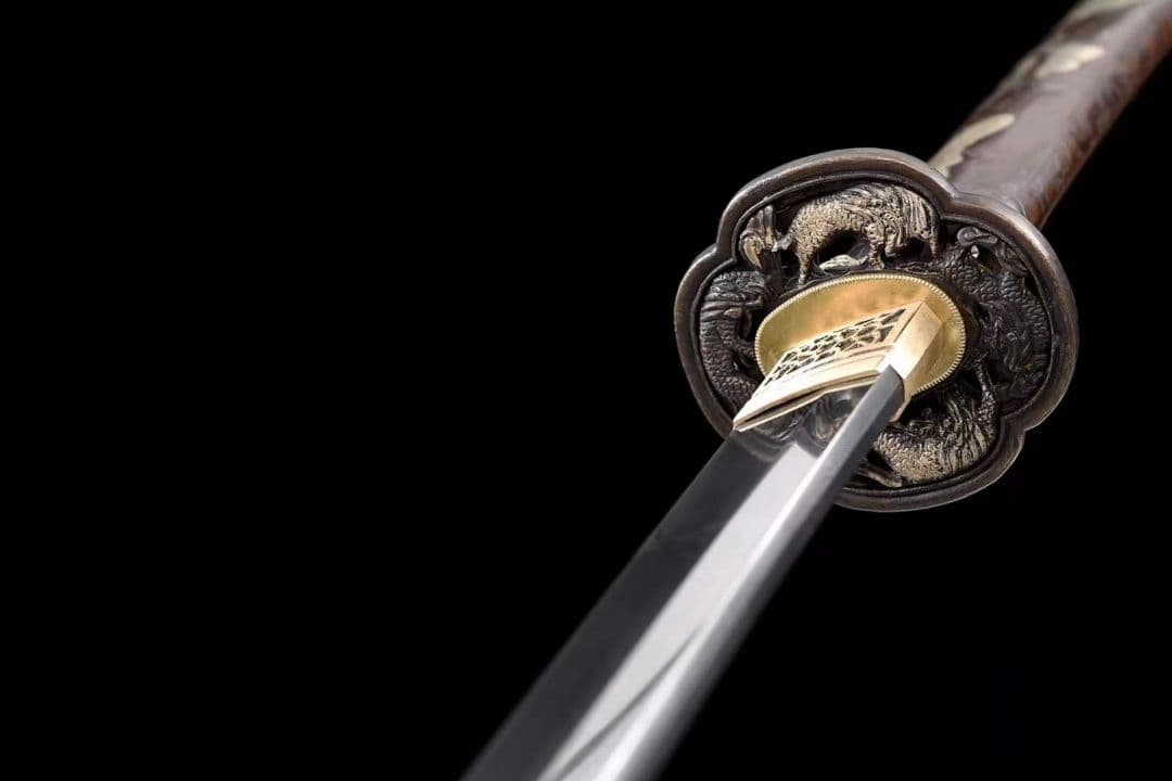 戦僧太刀（銅鞘） 古兵器 武具　刀装具　日本刀　模造刀 居合刀