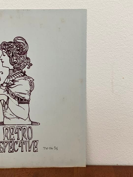 超激レア　タイラー・ウォーレン　2006年制作アート　レトロスペクティブ原画