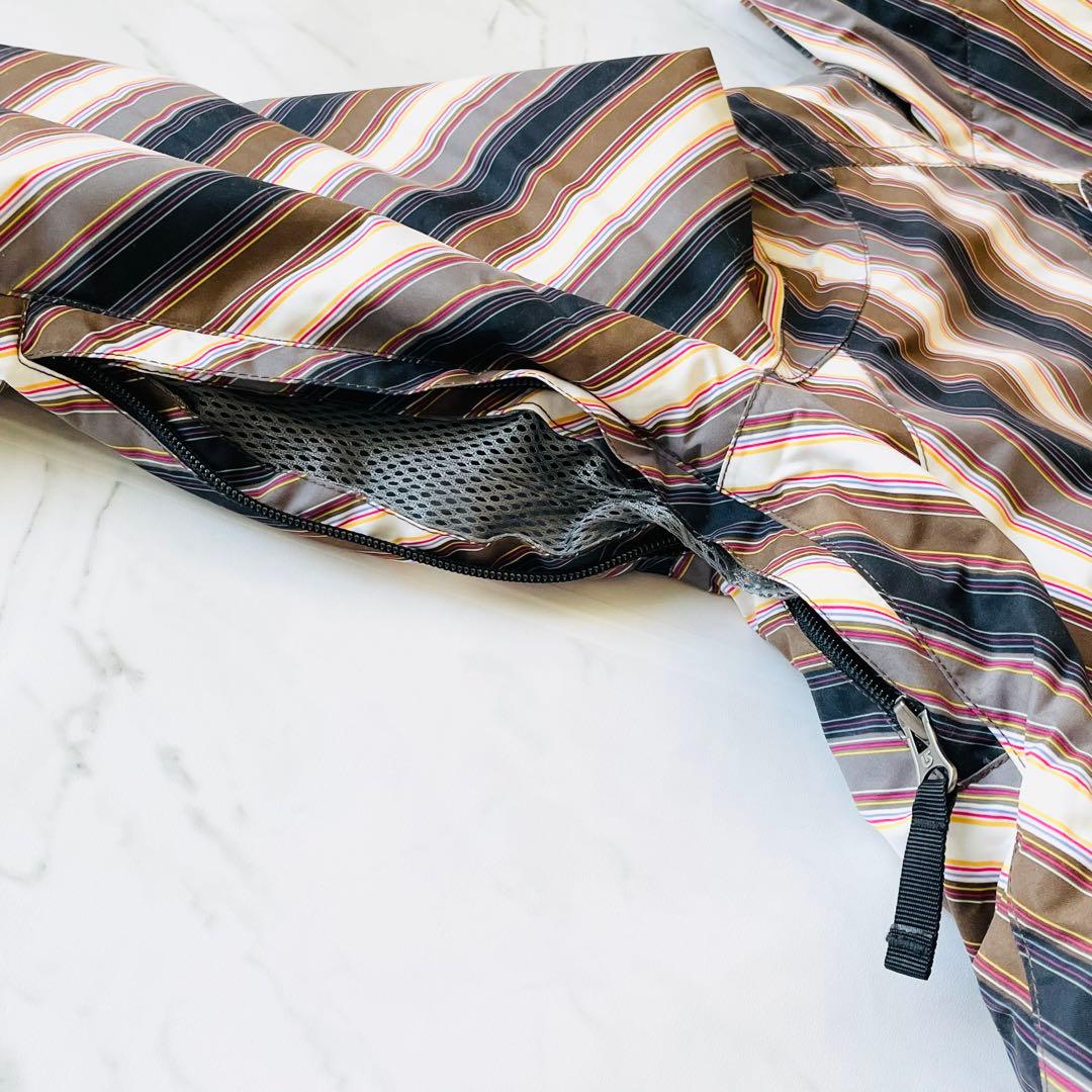 4357【新品タグ付き】バートン スノボウェア ジャケット ストライプ柄