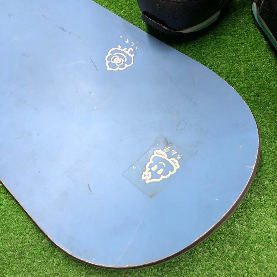 宝-621 子供用スノーボードセット113cm ビンディング新品 メンテナンス済