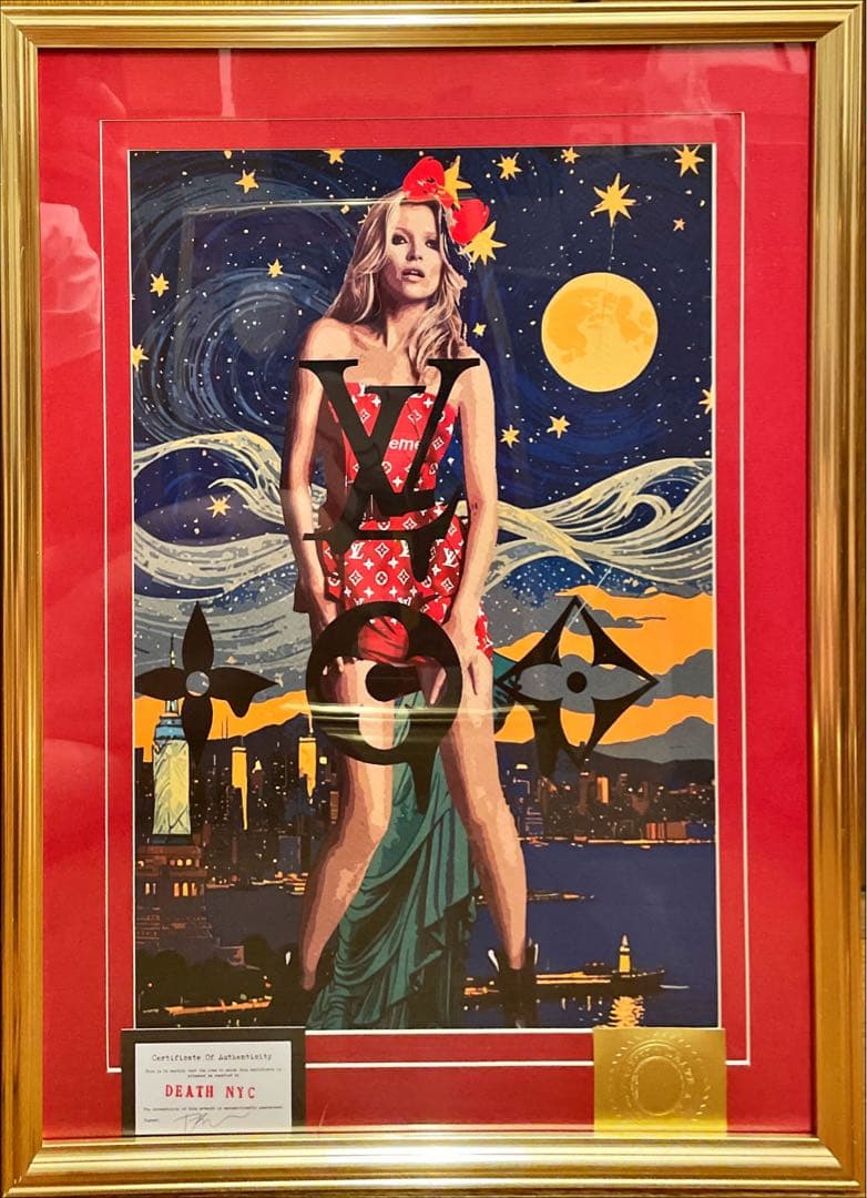 額込 世界限定100枚DEATH NYC アートポスター 現代アート 7