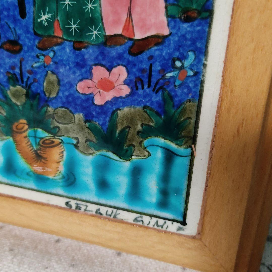 トルコ タイル Kutahya 陶器 キュタフヤ Hand Painting