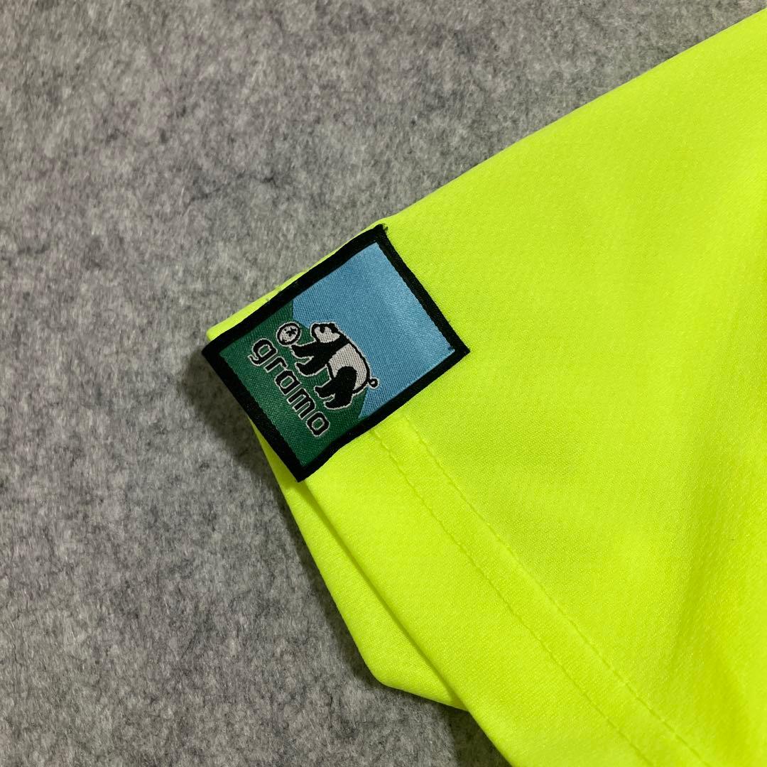 ★gramo 上L下XL　ソックス3点セット　蛍光イエロー　グラモ★