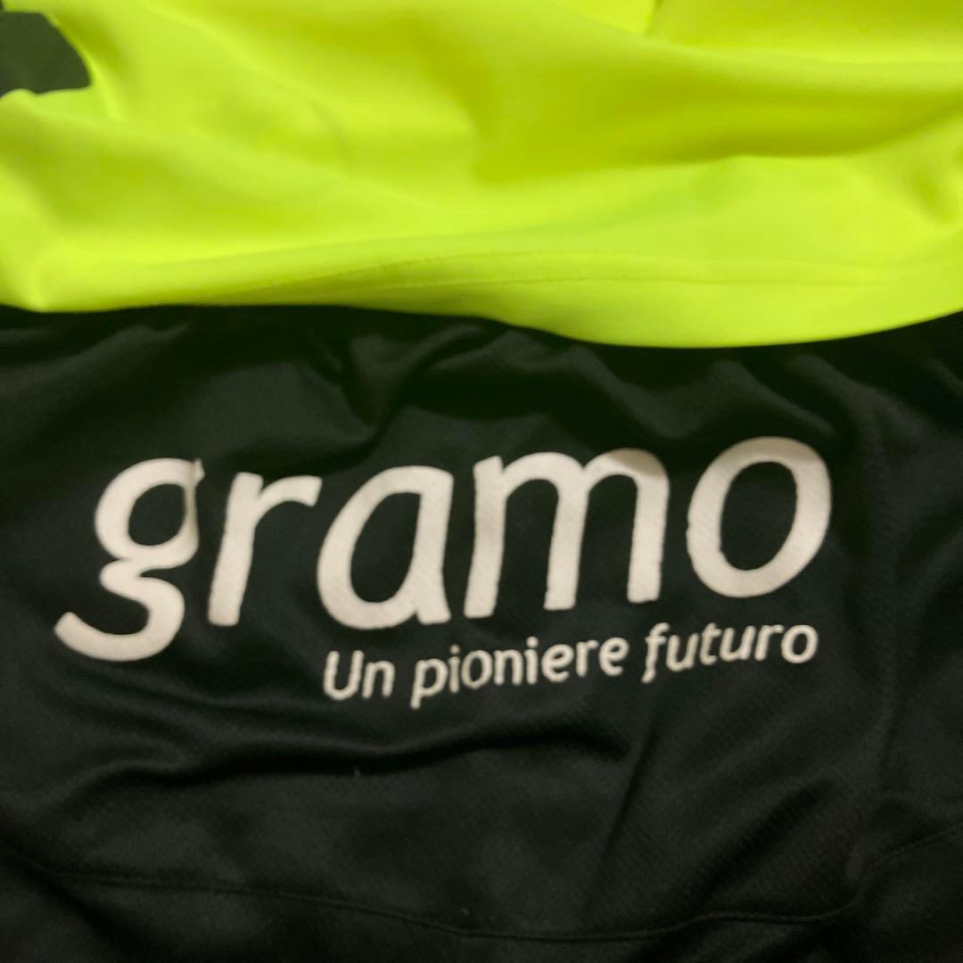 ★gramo 上L下XL　ソックス3点セット　蛍光イエロー　グラモ★