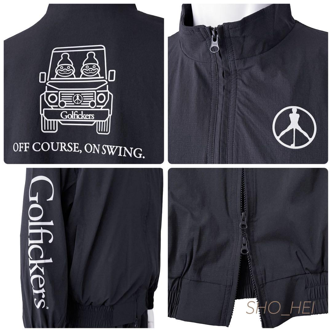 【新品】Golfickers Stretch Jacket＆Pants -黒-