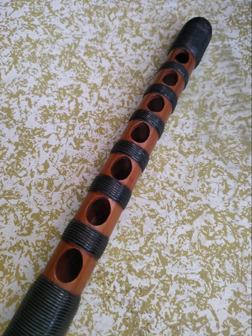 龍笛 本管 竹製 木箱付