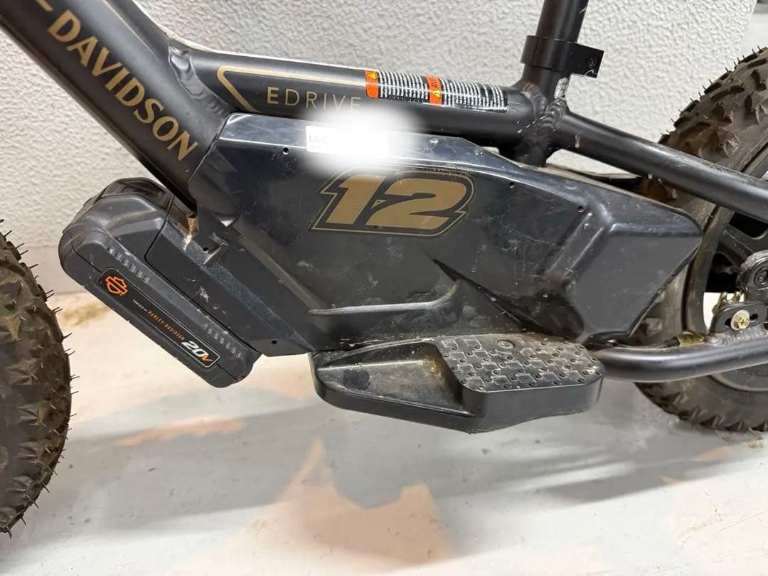 子供用電動自転車 12 ブラック　(dirt bike)