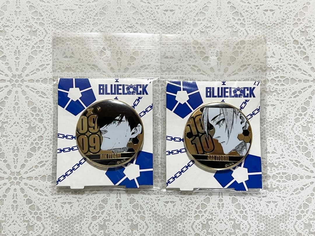 ブルーロック バースデイ メタル缶バッジ 糸師凛 糸師冴