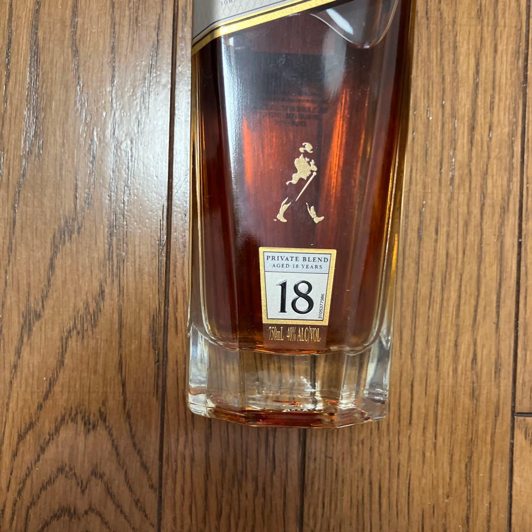 【終売】（超美品）ジョニーウォーカー　プラチナラベル　18年　750ml