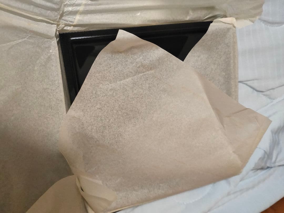 JUNKO Koshino お重 漆塗り ロゴ入り 黒 ヴィンテージ