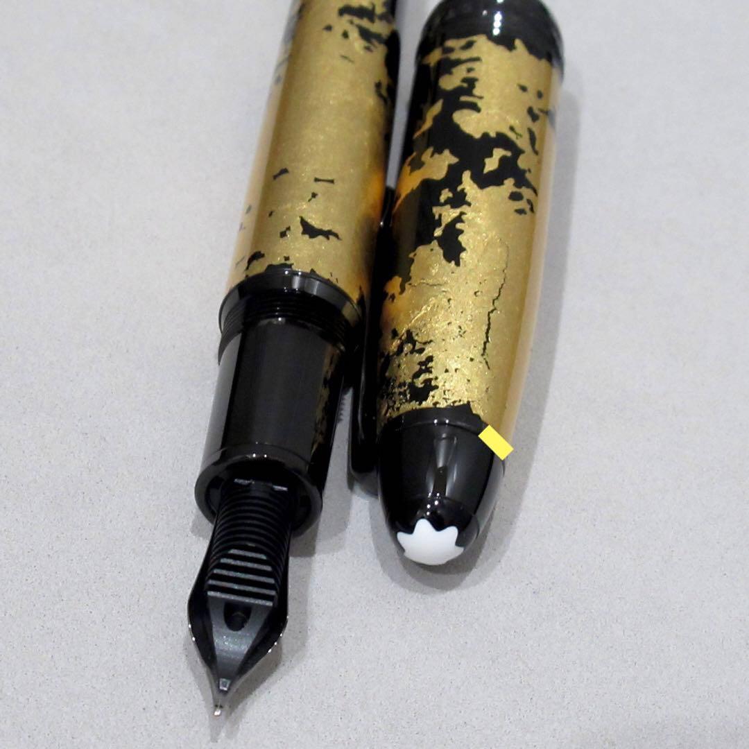 モンブラン 万年筆 146 カリグラフィー ゴールドリーフ 119687