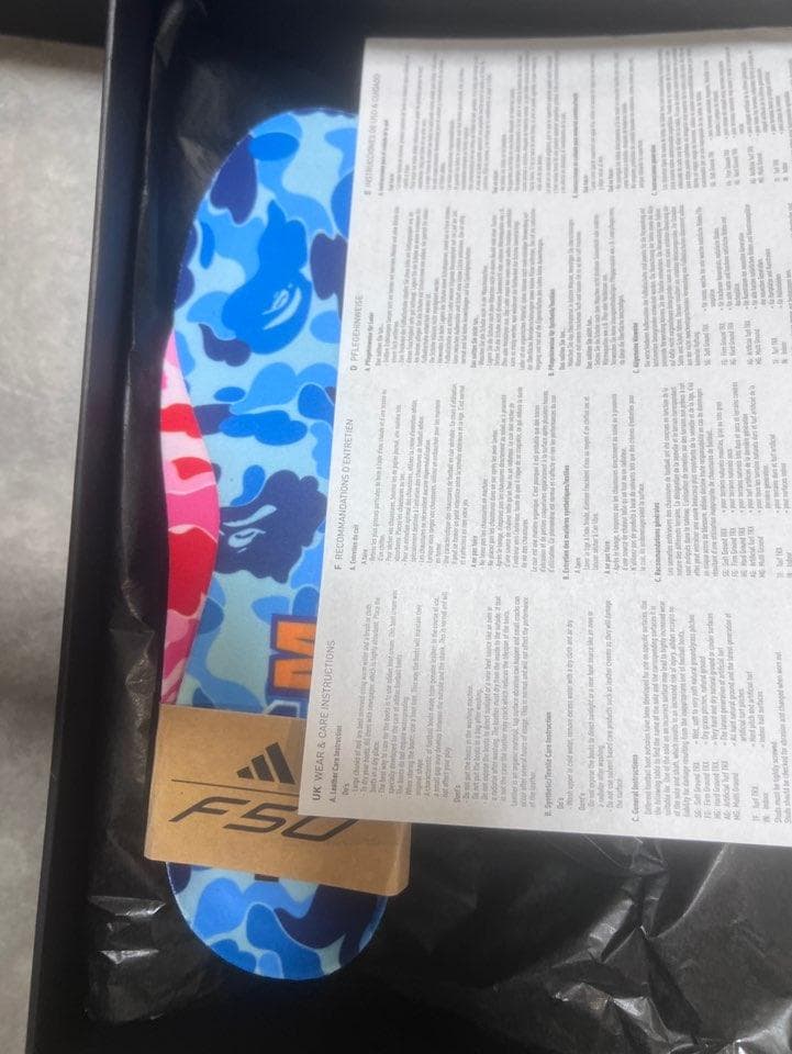 BAPE×アディダス F50 Elite FG