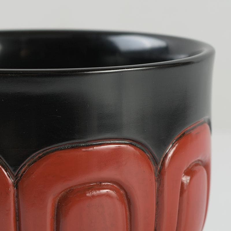 鎌倉彫　充子作　お椀　五客　共箱　V　R9081B