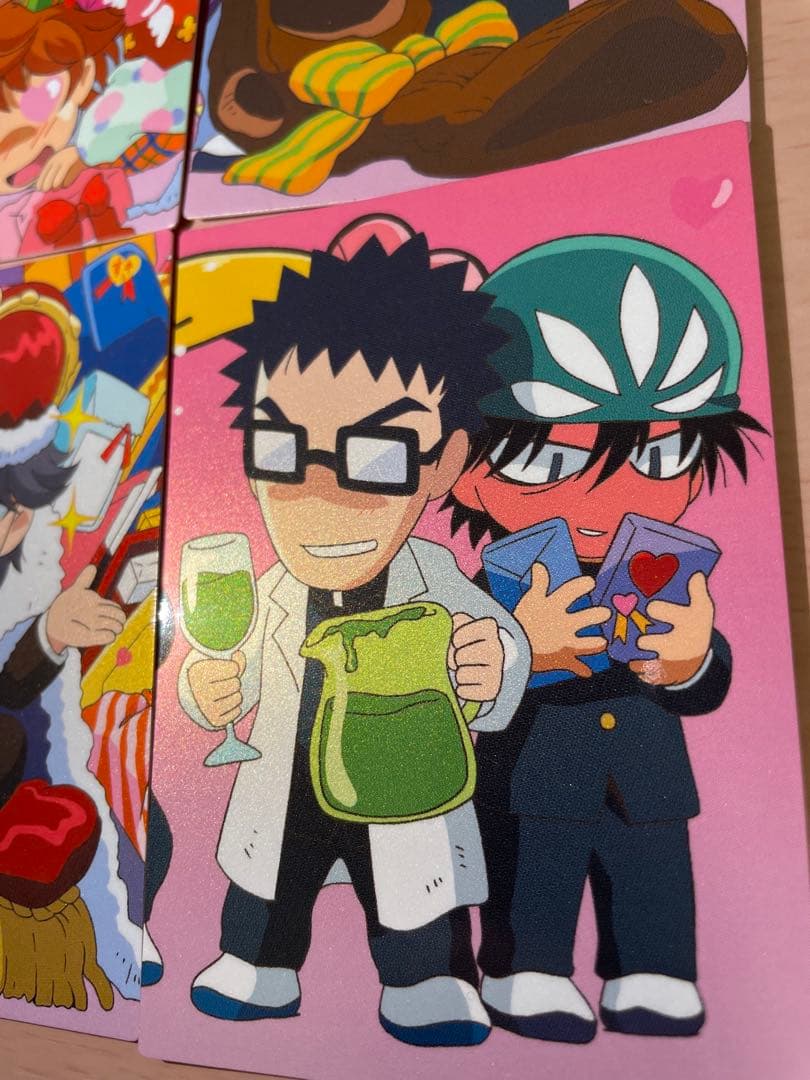 テニスの王子様ちびキャラバレンタイン＆トレカ手塚、越前、不二他