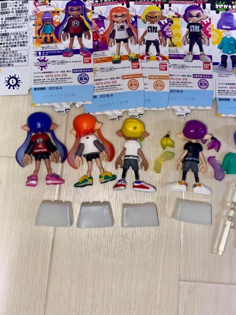 スプラトゥーン2 きせかえギアコレクション1、2 完品 箱付き 16個セット