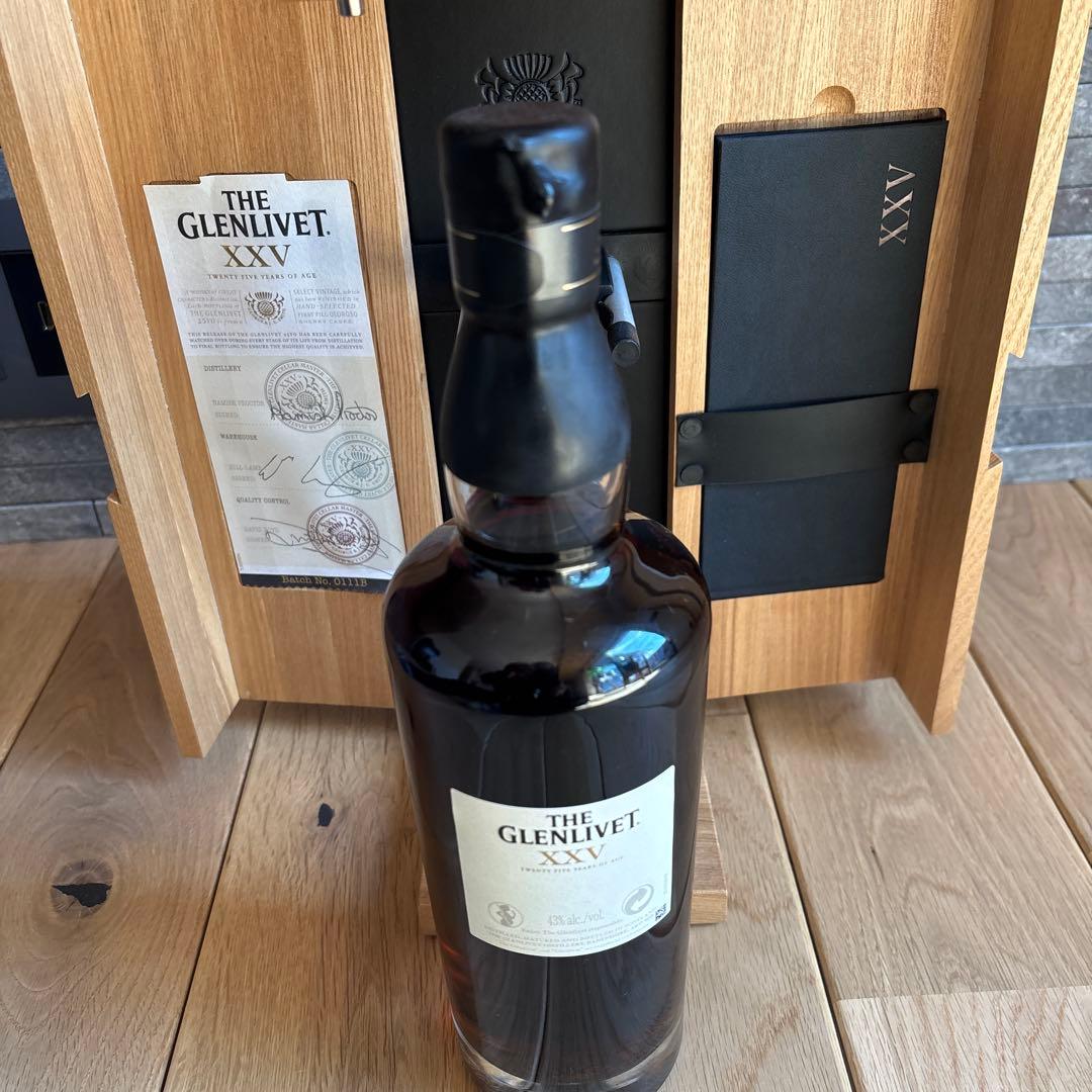 (希少)未開封THE GLENLIVET XXV 25年 シングルモルト旧ボトル