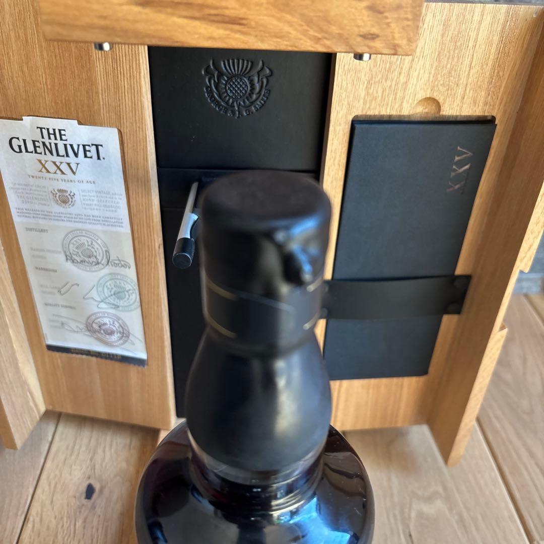 (希少)未開封THE GLENLIVET XXV 25年 シングルモルト旧ボトル