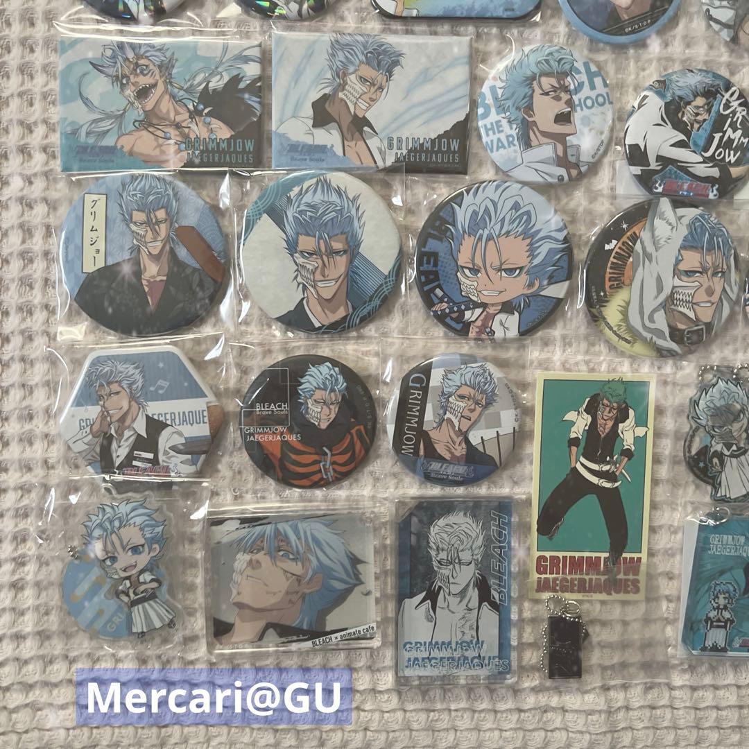 BLEACH グリムジョー 缶バッジ など 特典まとめ売り 各1