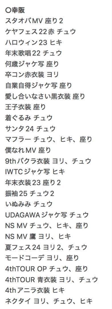 大沼晶保 生写真まとめ売り