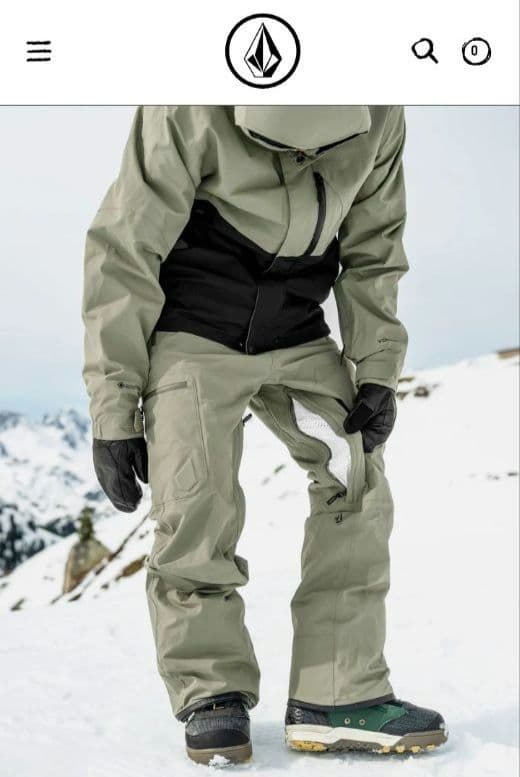 VOLCOM GORE-TEX スノボウェア(パンツのみ)Mサイズ