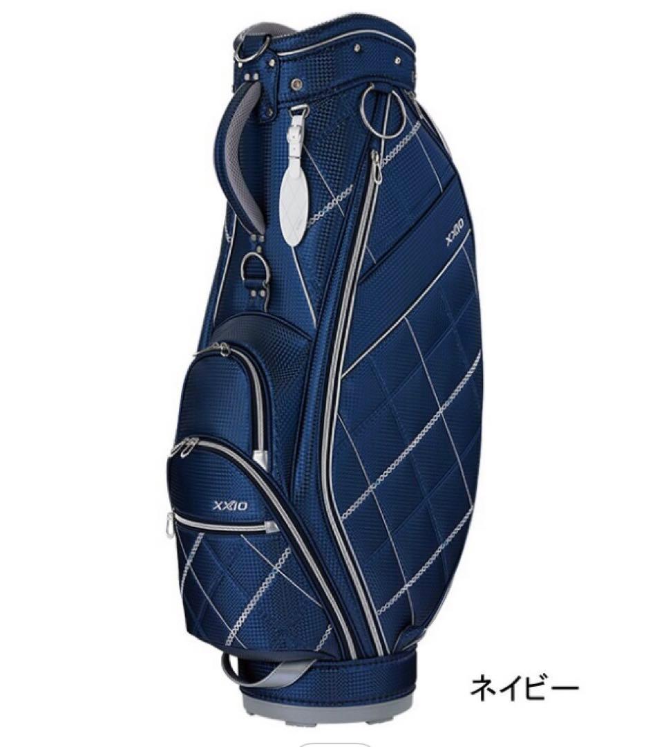 新品 ゼクシオ XXIO レディース ゴルフ キャディバッグ ネイビー