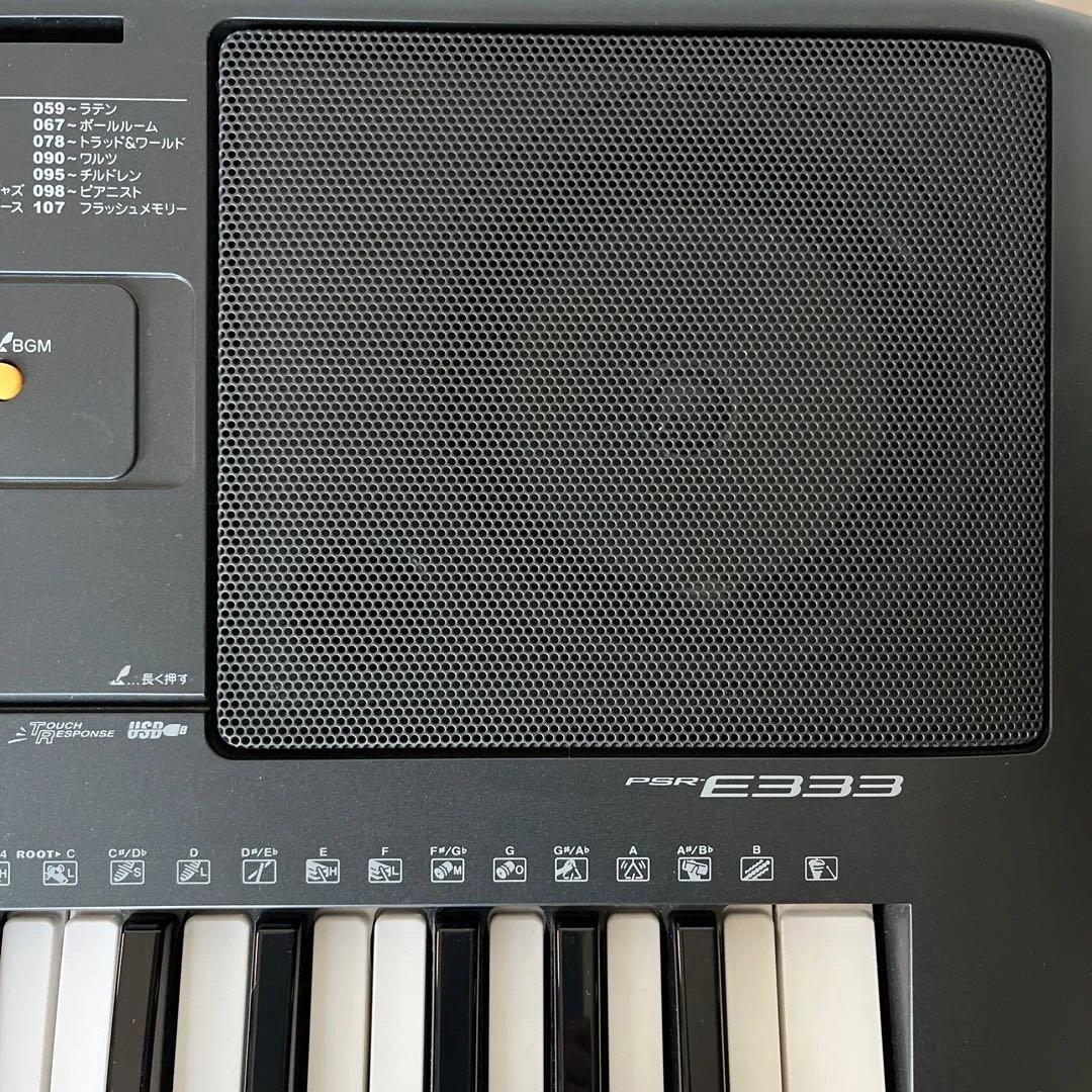 YAMAHA 電子キーボード PSR-333 スタンド付き ソングブック付き
