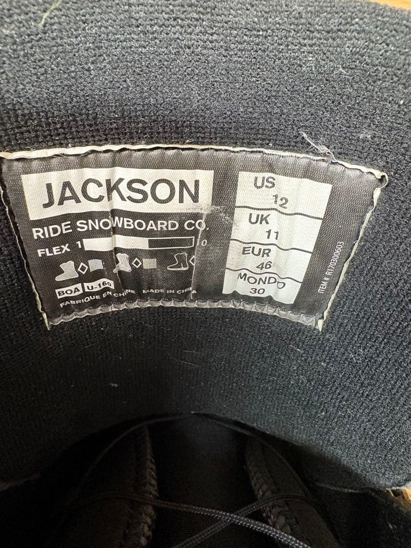 特大　RIDE JACKSON スノーボードブーツ 30㎝　US12