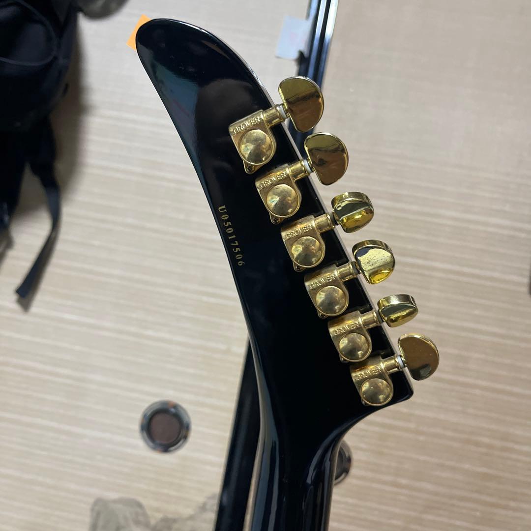 エレキギター ブラック ハムバッカー エクスプローラー系