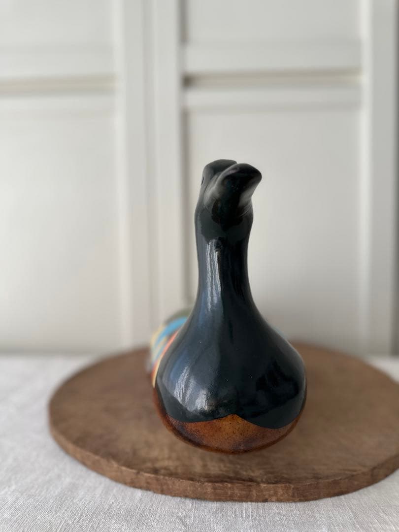 フランスヴィンテージ 木製デコイClaude Gourret アンティーク