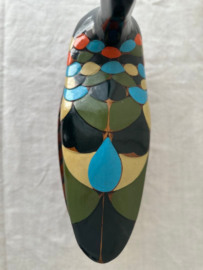 フランスヴィンテージ 木製デコイClaude Gourret アンティーク