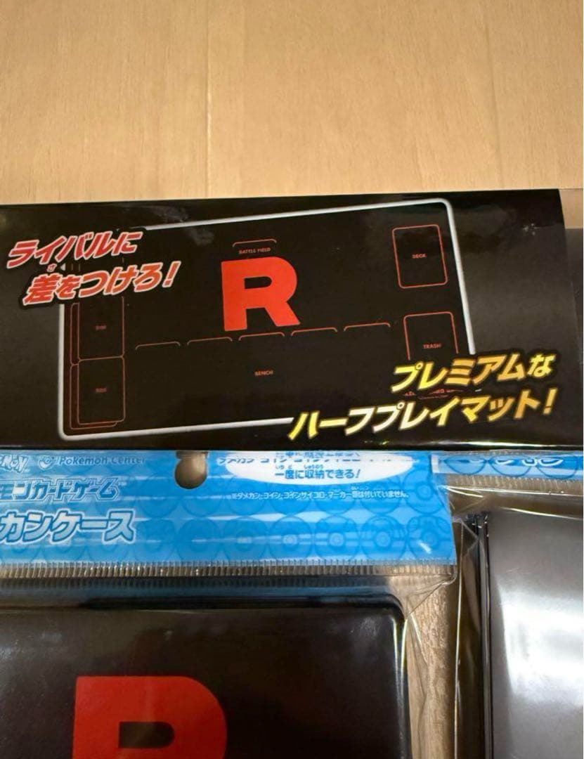 ロケット団　プレイマット　ダメカンケース　デッキシールド　セット　各１０個