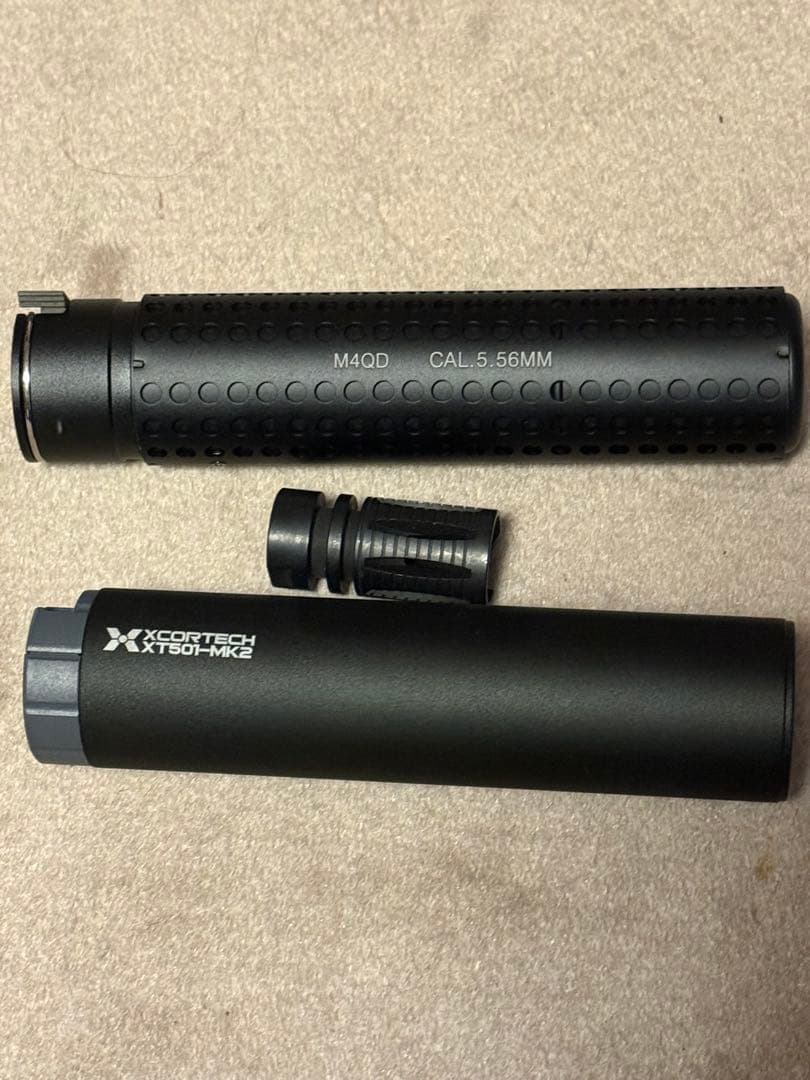 xt501-mk2 NT-4 M4 QD サイレンサーフラッシュハイダー セット