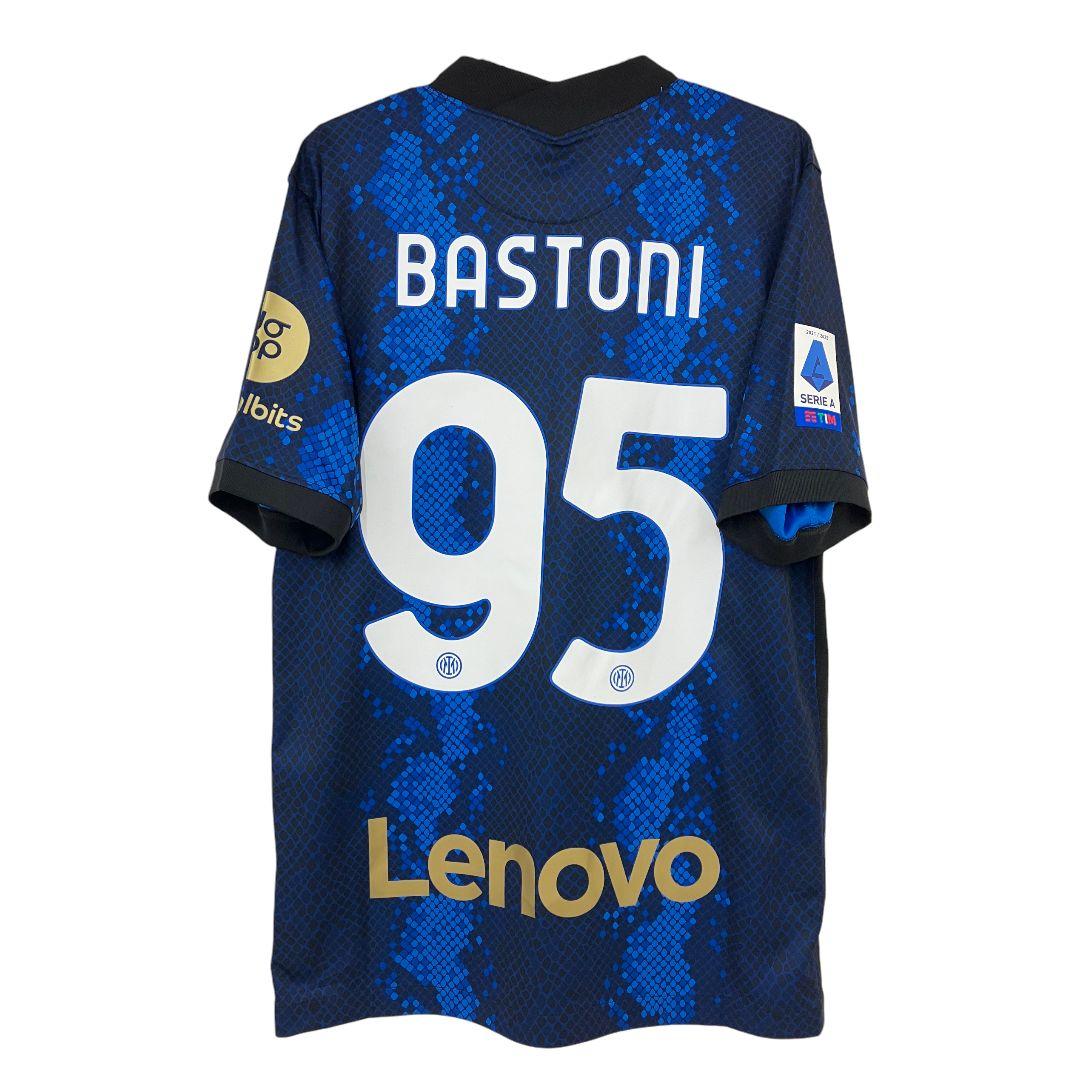 21-22 インテル　バストーニ　NIKEオフィシャル　フルパッチユニフォーム