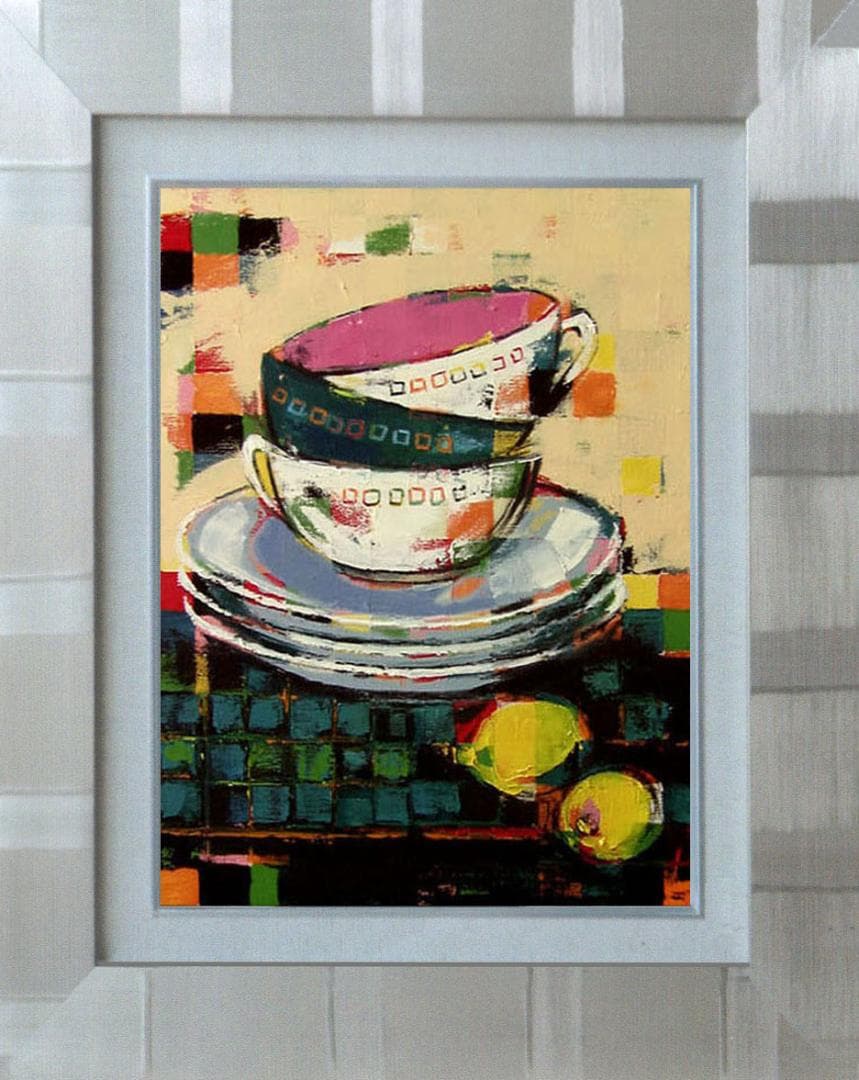 油絵 菅家令子 絵 絵画 インテリア uF6-060203 静物 果物