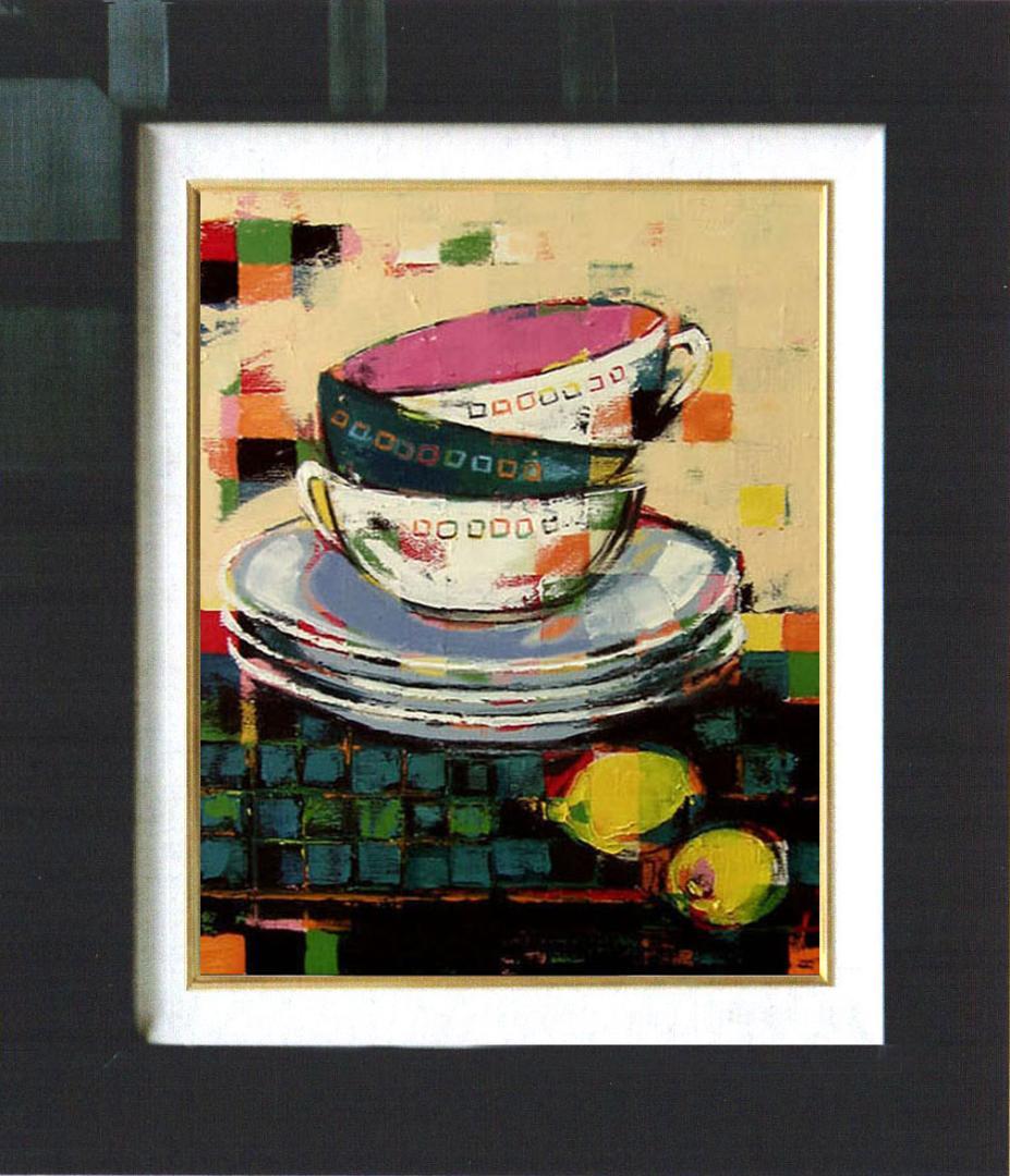 油絵 菅家令子 絵 絵画 インテリア uF6-060203 静物 果物