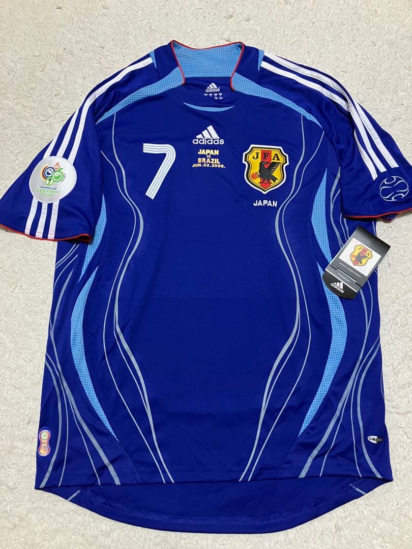 【新品タグ付き】2006 ドイツW杯 中田英寿 日本代表7番ユニフォーム
