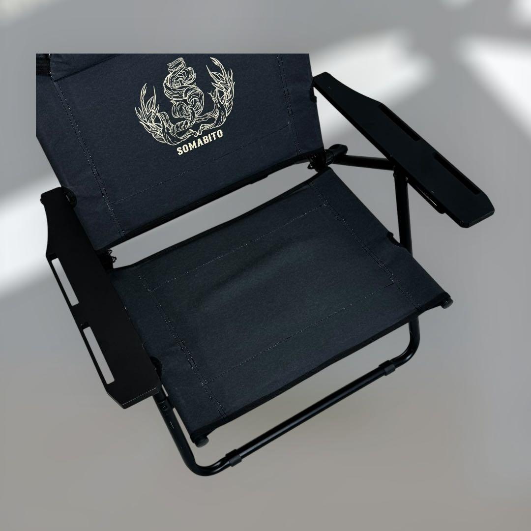 ソマビト ローバーチェア クッション付き ブラック