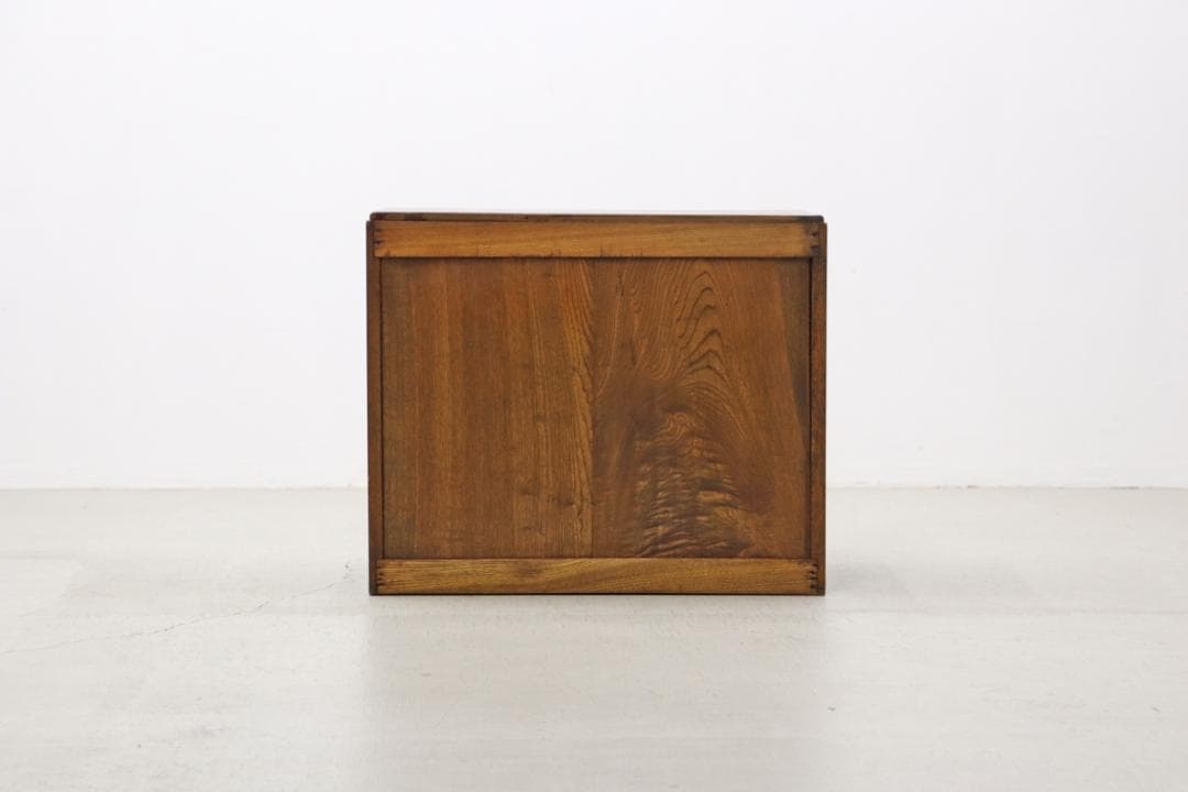 レトロ 無垢材 引き出し4杯 小引き出し レターケース 収納 キャビネット