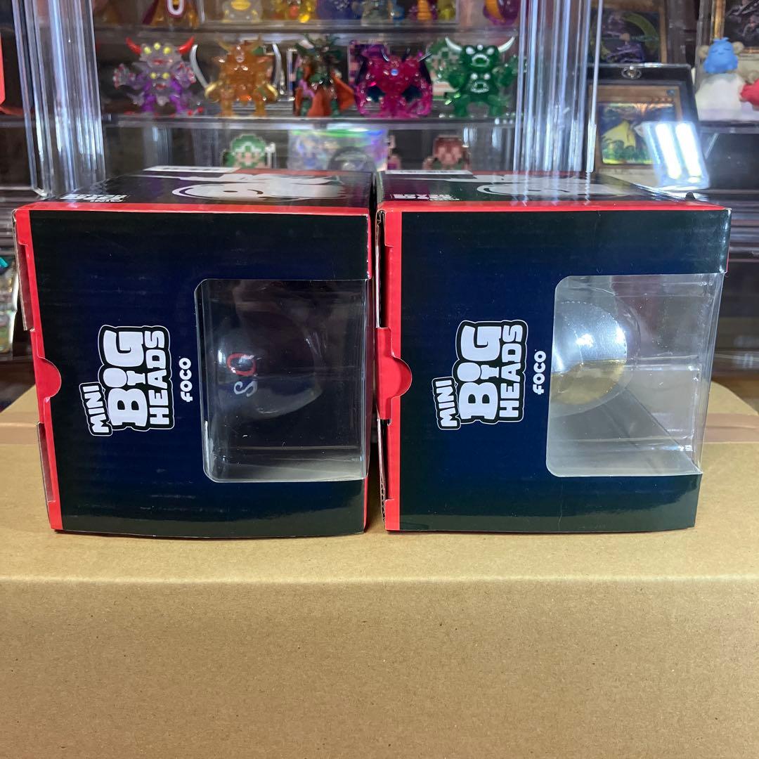 ミニボブルヘッド大谷翔平選手、FOCO製 ゴールド＆シルバー 、日米ユニフォーム