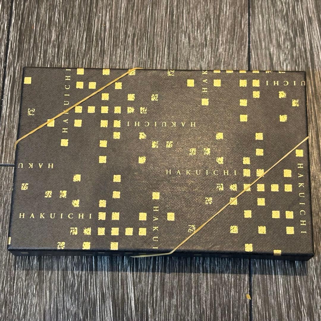 ミャクミャク　ガラストレー　金箔