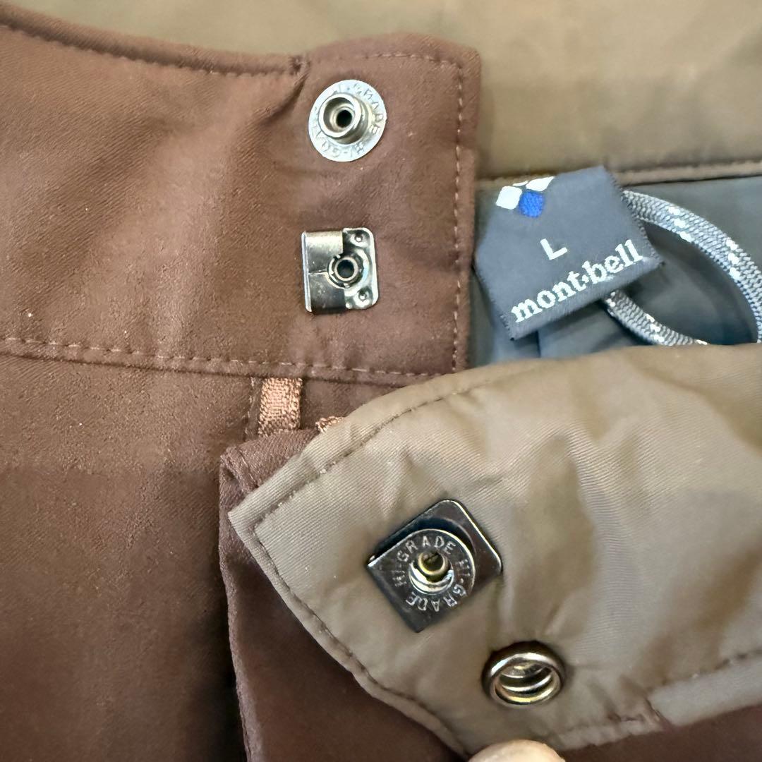 【美品】mont-bell/モンベル ドライテック インシュレーテッドパンツ L