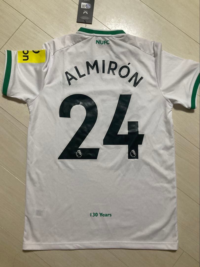 【新品タグ付き】ニューカッスル22-23アウェイユニフォーム24番アルミロン