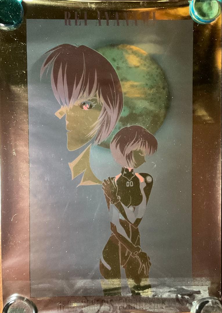 綾波レイ 新世紀エヴァンゲリオン ゴールドバージョン B2 ポスター SEGA