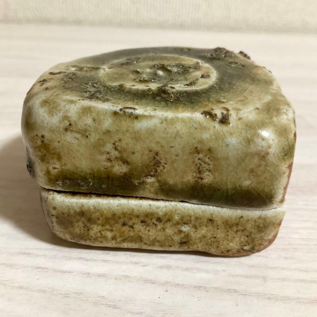 伊賀焼 香合 清文 木箱付き 共箱 茶道具 茶道 香道 香炉 香入