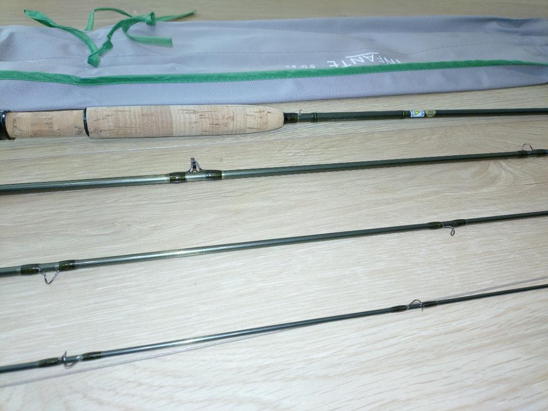 INFANTE フライロッド 8'0\" #3 ロッドケース付き