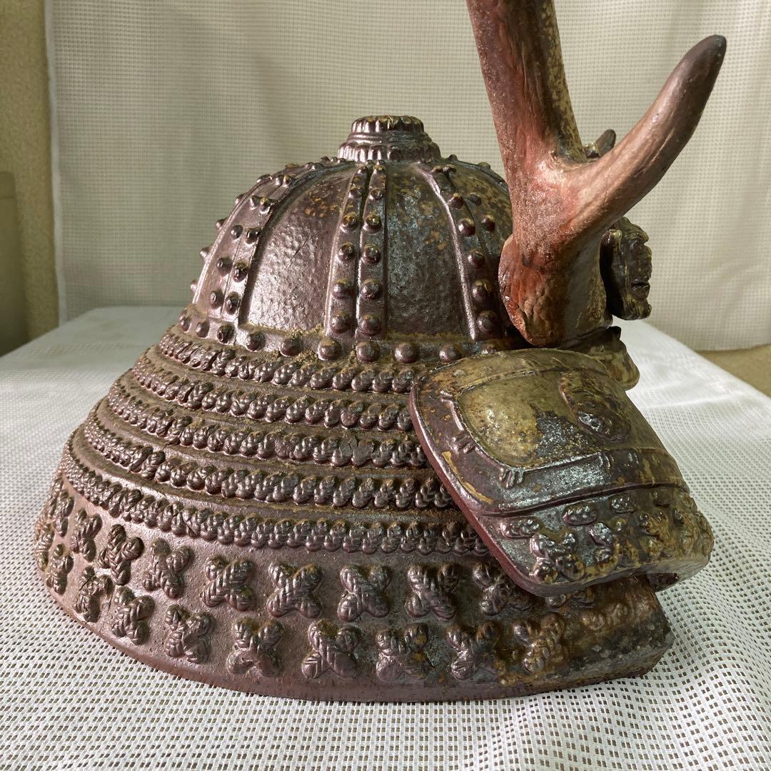 兜 陶器 原寸大程の大きさ 古民家