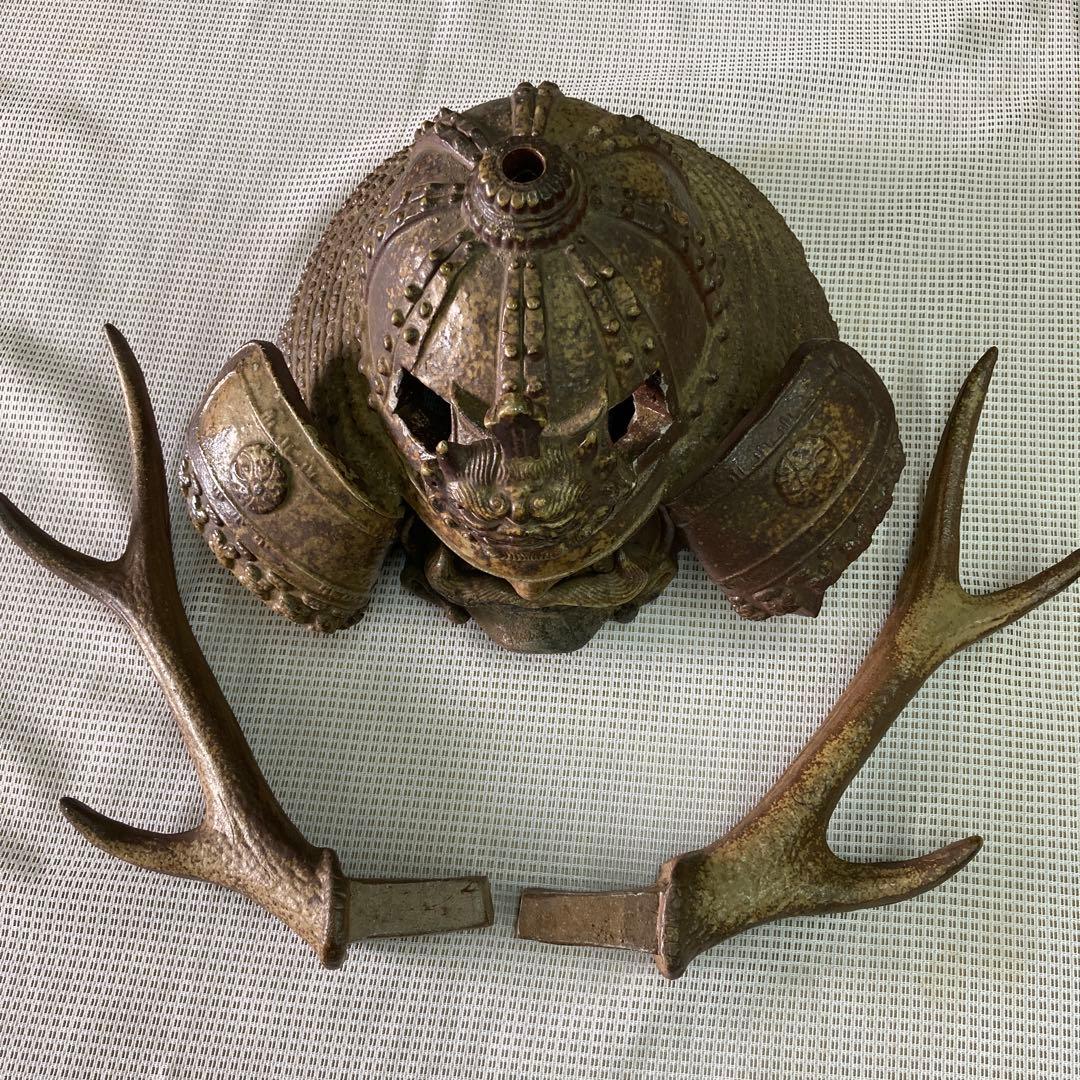 兜 陶器 原寸大程の大きさ 古民家