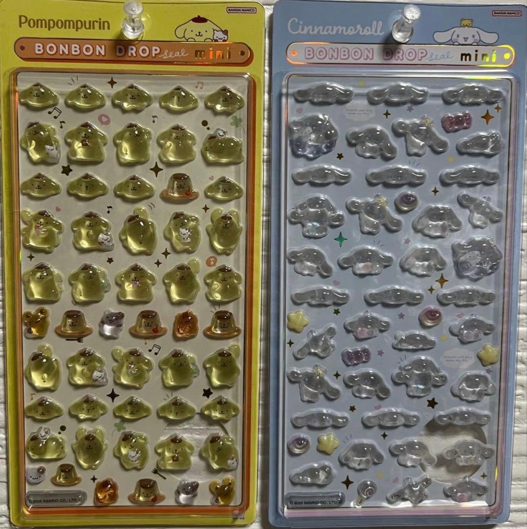 【国内正規品】サンリオボンボンドロップシールミニ　全8種 （コンプリート）