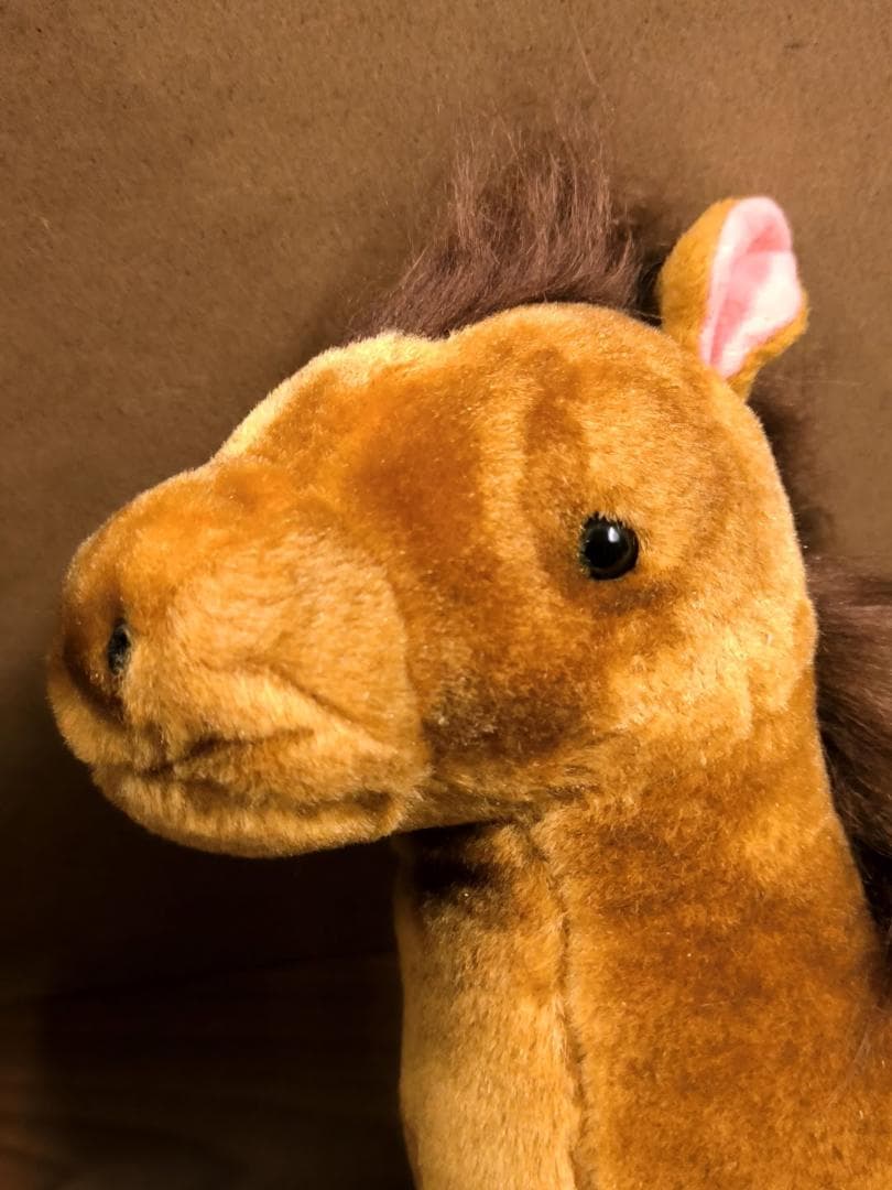 高知競馬サポートKRA 馬 ぬいぐるみ [H23xD25cm] ハルウララ素体